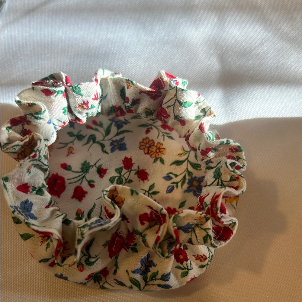 Floral Fabric Jar Covers - Set of 2 - Picture 10 of 14